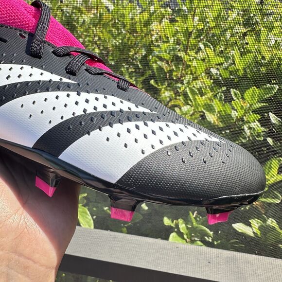 Adidas Predator Accuracy.3 FG Kid's Soccer Cleats Shoes Black GW4609 - Picture 10 of 15